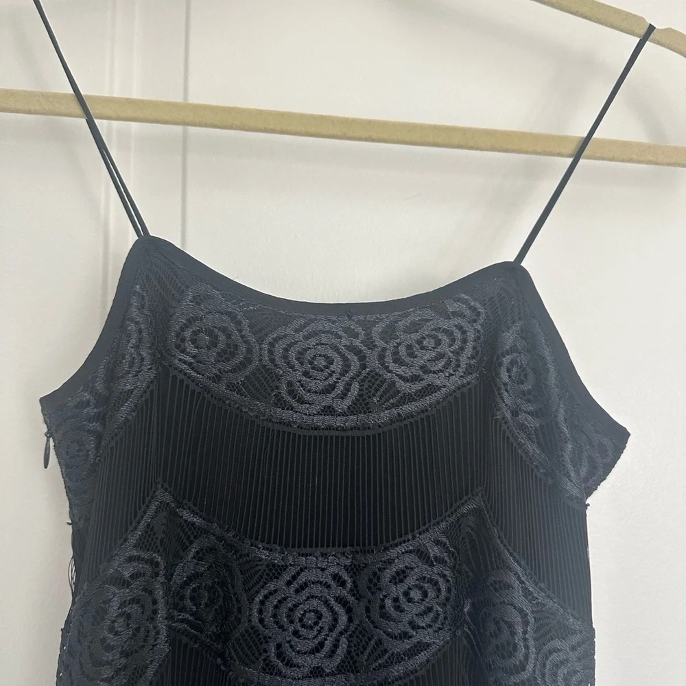 Zac Posen Black Lace Maxi Dress - Picture 3 of 6